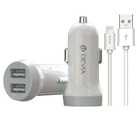 Cargador Coche Smart LIGHTNING 2USB 5V 3 1A My Devia Spain