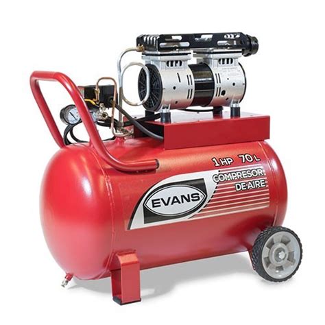 Compresor De Aire 1 HP 70L EL050ME100 070 Evans Colombia