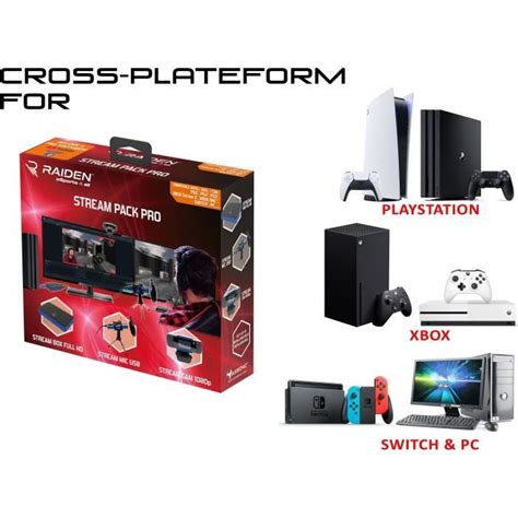 Subsonic Raiden Pack Accessoires De Streaming Gamers Et Youtubers