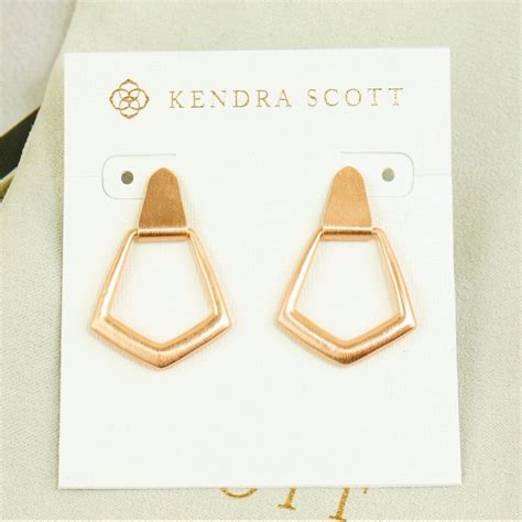 Kendra Scott Paxton Earrings Rose Gold в 2024 г