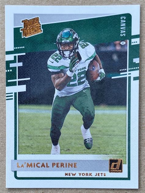 Panini Donruss La Mical Perine Canvas Rated Rookie Rc Jets