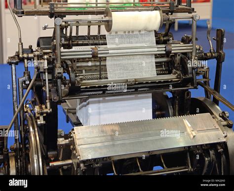 Book Binding Machine For Textile Cover Stock Photo - Alamy