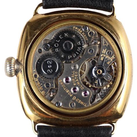 ﻿rolex Oyster Cushion 9k Gold 1930 Time Rediscovered