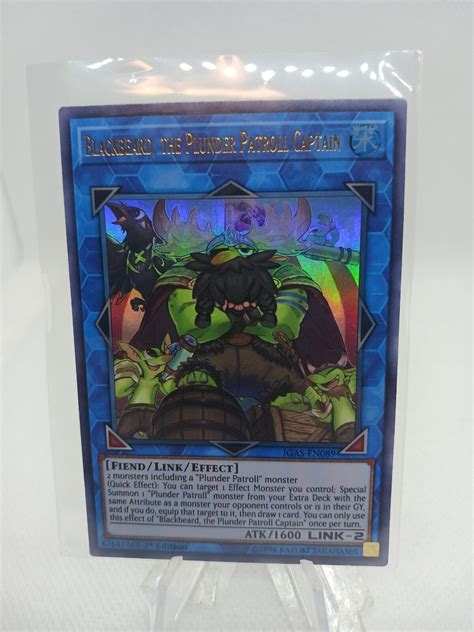 Yu Gi Oh Tcg Blackbeard The Plunder Patroll Captain Ignition Assault Igas En089 1st Edition