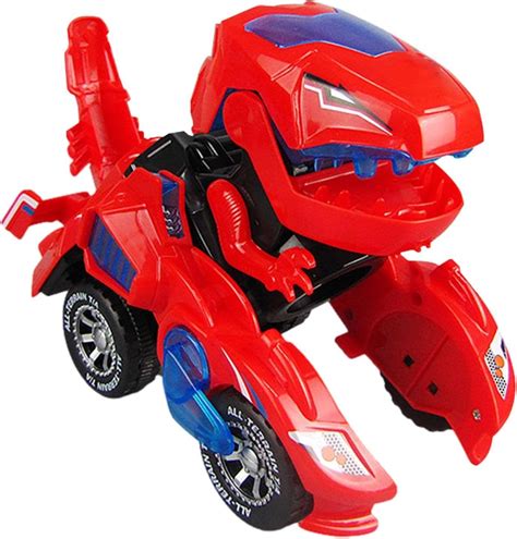 Carro Transforme Dinossauro De Combate Som Colors A Pilha Bom Preço