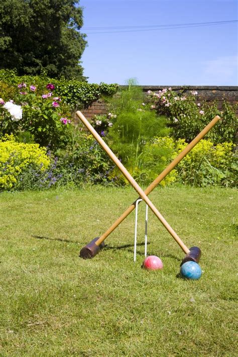 Croquet Stock Photo Image Of Leisure Europe Mallets 115654410