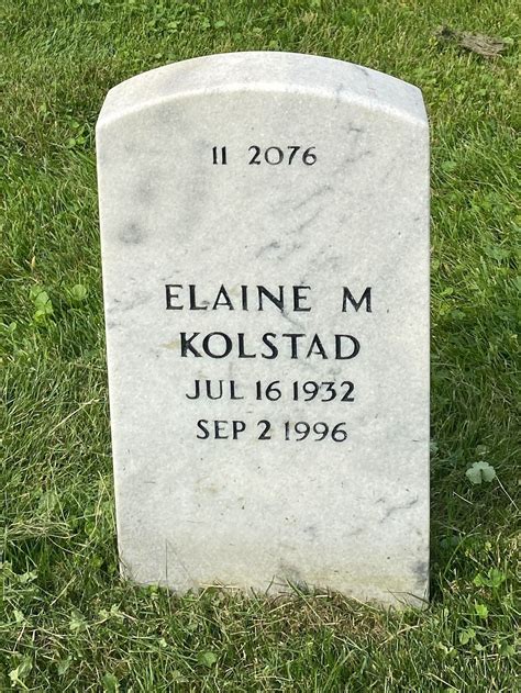 Elaine Marilyn Hartung Kolstad (1932-1996) - Find a Grave Memorial
