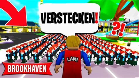 XXL HIDE And SEEK In BROOKHAVEN Roblox Brookhaven RP Story Deutsch