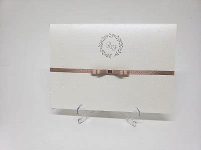 Convite Casamento Classico Nude Nome Dos Noivos E Coracao Atelie