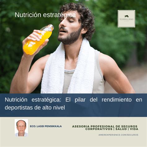 Nutrición estratégica El pilar del rendimiento en deportistas de alto