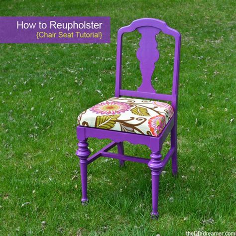 Learn How To Reupholster A Chair Seat Reupholstering Furniture Yourself Can Save You A Lot Of