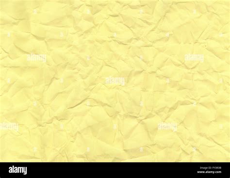 Texture Of Crumpled Yellow Paper For Design Background Stock Photo Alamy