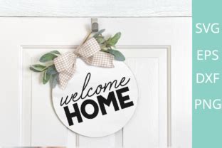 Farmhouse Sign Welcome Home Svg Graphic By Chamsae Studio Creative