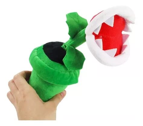 Planta Carn Vora De Super Mario Bros Nintendo Peluche Felpa Meses Sin