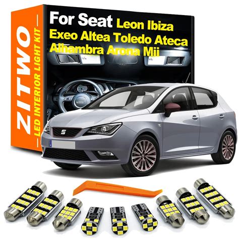 Zitwo Kit De Luces Led De Interior Canbus Accesorio Para Seat Leon M