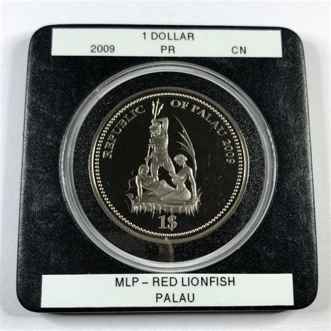 Republic Of Palau Colorized Proof Coin Marine Life Protection