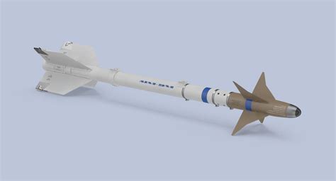 3d model aircraft missile aim 9m