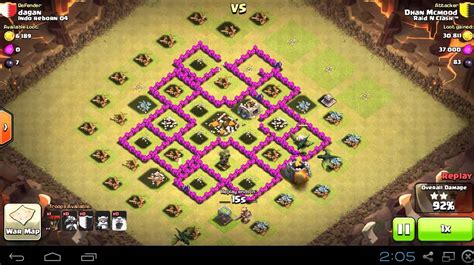 Clash Of Clans Best Of Clan Wars Attack In Town Hall 7 Strategytipstricks Youtube