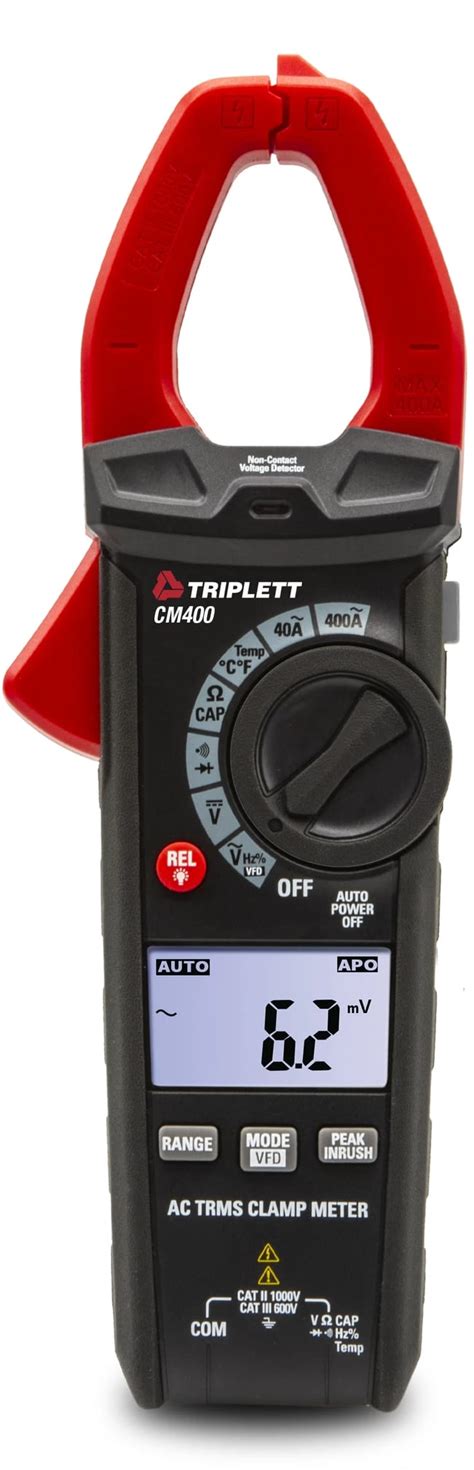 Triplett CM400 400A AC True RMS Clamp Meter TEquipment