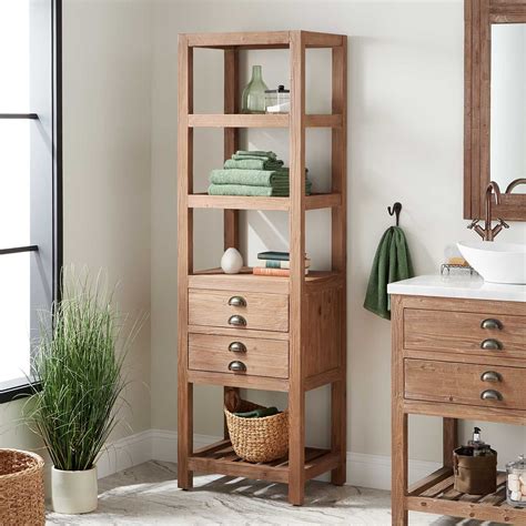 Pine Bathroom Storage – Rispa