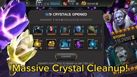 Massive Crystal Opening Mcoc Youtube