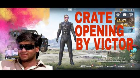 Crate Opening By Victor Bgmi Funny Commentaryfunny Gameplay Shorts