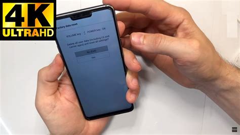Lg G Thinq Hard Reset Youtube