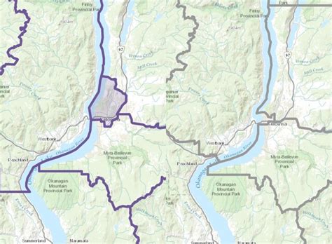 New Riding Proposed Downtown Kelowna Coldstream And Vernon To Split In