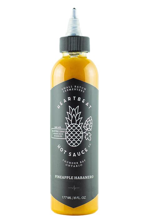 Pineapple Habanero Hot Sauce Heartbeat Hot Sauce That Hot Sauce Shop