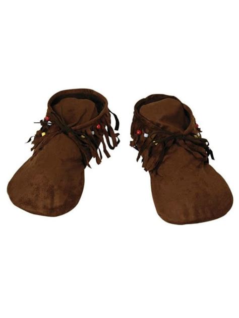 Hippy /Indian Moccasins - Costumes R Us Fancy Dress