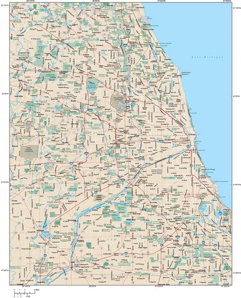 Map Of Chicago Metro Area