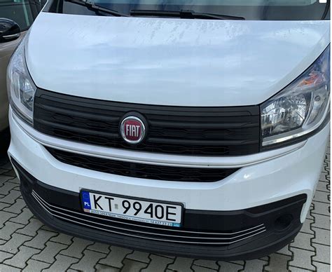 Fiat Talento Listwy Chrom Grill Zderzak Atrapa Za