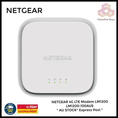 Netgear G Lte Modem Lm Lm Aus Express Post