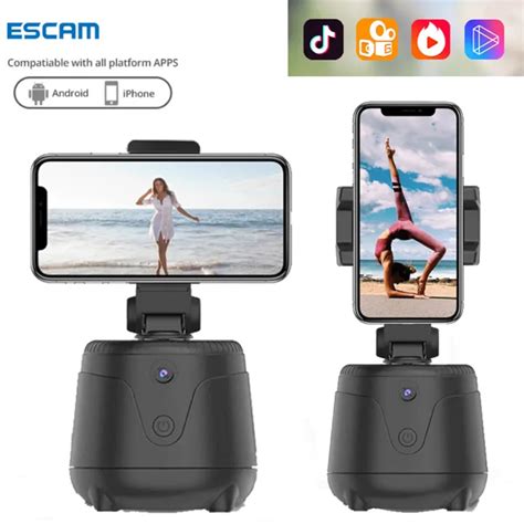 Escam Tripod Stand For Cellphone Auto Tracking Phone Holder