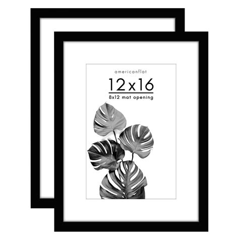 Studio 500 4 Piece Value Pack Of 12 X 16 Black Wall Picture Frames