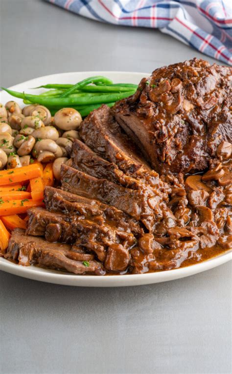 Beef Pot Roast With Mushrooms Simpol