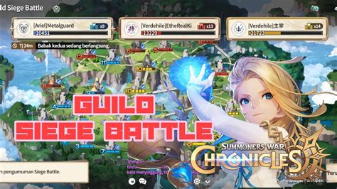 Guild Siege Battle [summoners War Chronicles] Youtube