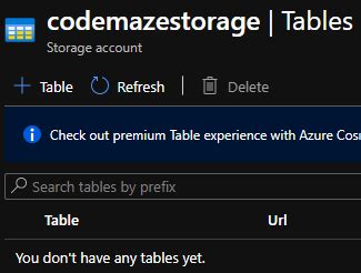 Azure Table Storage With ASP NET Core Code Maze