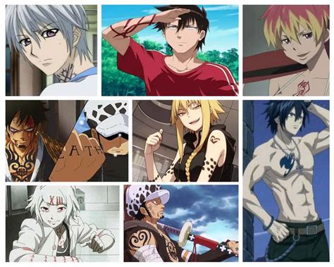 anime characters  amazing tattoos