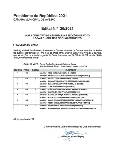 Elei O Do Presidente Da Rep Blica Edital Do Mapa Definitivo Da