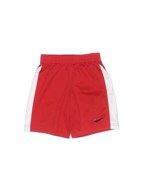 Nike Color Block Solid Red Athletic Shorts Size 6 70 Off ThredUp