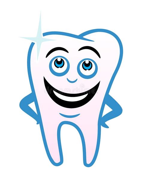 Cartoon Tooth Giving Thumbs Up Stock Vector Illustration Of Mascot