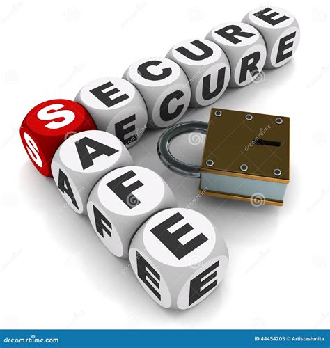 Safe And Secure Stock Illustration Illustration Of Secured 44454205