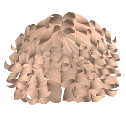 Short Cute Curly Hair Blonde Roblox
