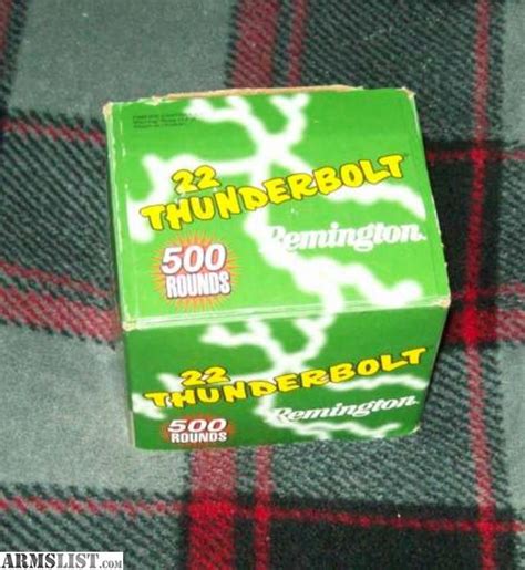 Armslist For Sale 22lr Remington Thunderbolt Ammo 500