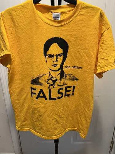 Gildan Dwight Schrute FALSE The Office T Shirt Gem