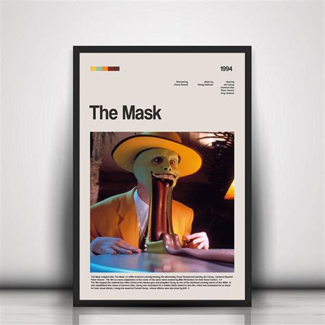 The Mask Movie Poster Decorative Poster Wall Art Art - Etsy