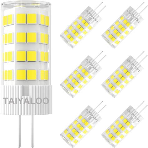 TAIYALOO G4 LED Light Bulb 5W Equivalent To G4 Halogen Bulb 40W T3 JC