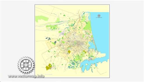 Christchurch, New Zealand vector Street Map City Plan Adobe illustrator