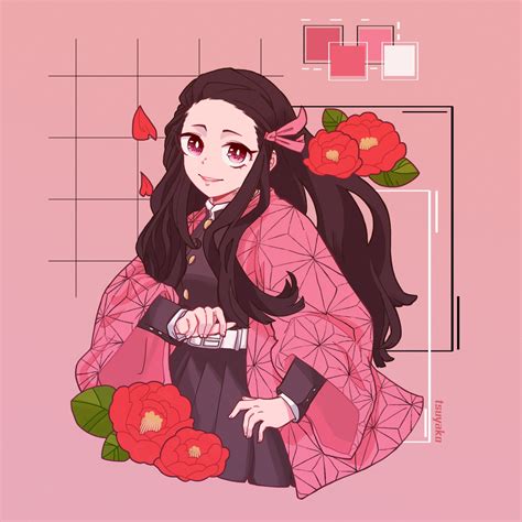 Demon Slayer Nezuko Dibs Illustrations Art Street